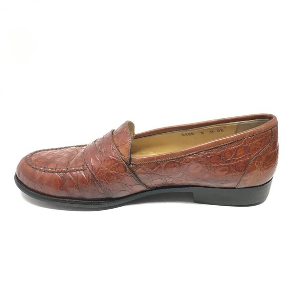 Bragano Cole Haan Loafers Shoes Size 8 Crocodile main image 7
